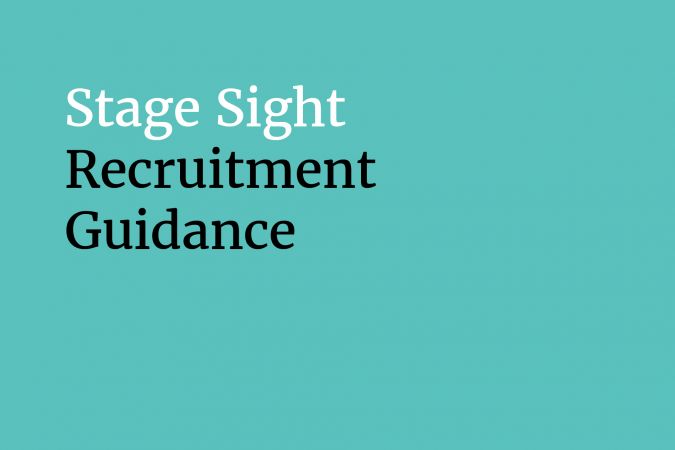 Stage Sight Recruitment Guidance